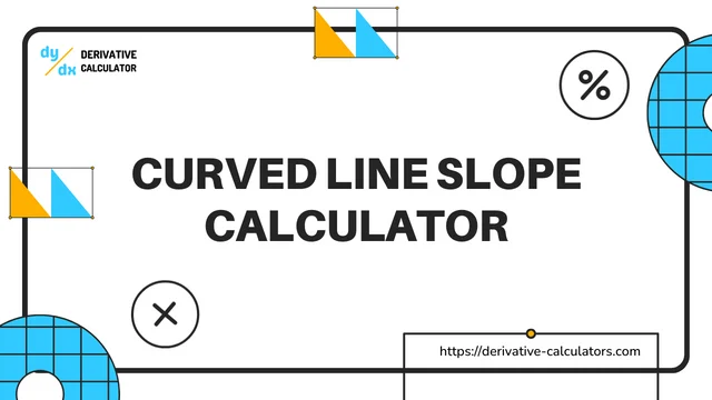 curved line slope calculator with steps